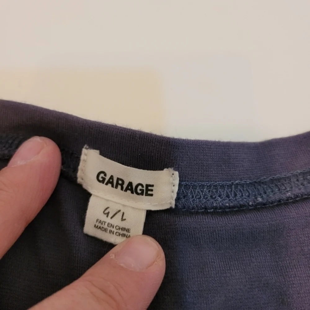 Garage, charcoal dress, size large, ring detail peekaboo side‎